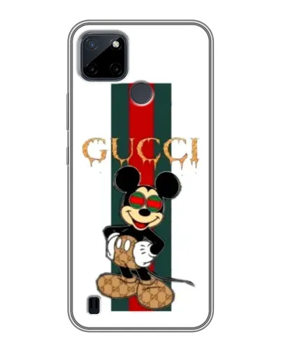 Чехол для Realme C12 с картинкой «Микки Маус Gucci — полосы» Чехол для Realme C12 с картинкой «Микки Маус Gucci — полосы»
