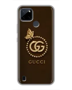 Чехол для Realme C12 с картинкой «Gucci — золотая бабочка» Чехол для Realme C12 с картинкой «Gucci — золотая бабочка»