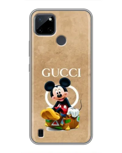 Чехол для Realme C12 с картинкой «Микки Маус Gucci — крафт» Чехол для Realme C12 с картинкой «Микки Маус Gucci — крафт»