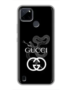 Чехол для Realme C12 с картинкой «Gucci — серебряная змея» Чехол для Realme C12 с картинкой «Gucci — серебряная змея»