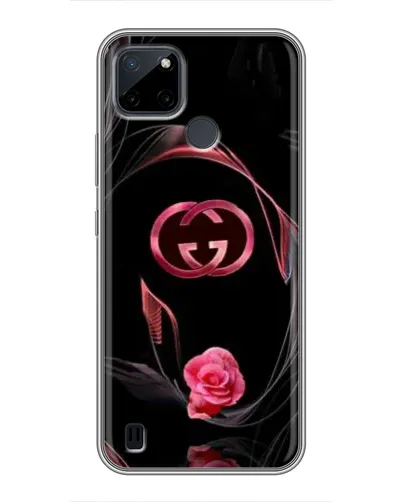Чехол для Realme C12 с картинкой «Gucci — неоновая роза» Чехол для Realme C12 с картинкой «Gucci — неоновая роза»