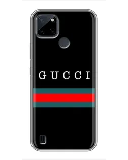 Чехол для Realme C12 с картинкой «Gucci — красный пояс» Чехол для Realme C12 с картинкой «Gucci — красный пояс»