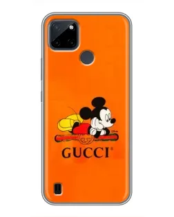 Чехол для Realme C12 с картинкой «Микки Маус Gucci — оранж» Чехол для Realme C12 с картинкой «Микки Маус Gucci — оранж»