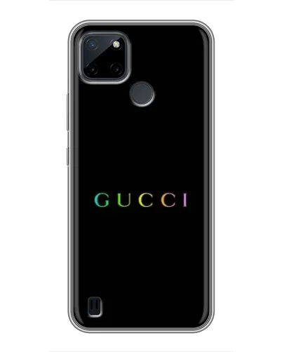 Чехол для Realme C12 с картинкой «Gucci — неоновый минимализм» Чехол для Realme C12 с картинкой «Gucci — неоновый минимализм»