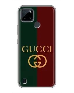 Чехол для Realme C12 с картинкой «Gucci — темно-зеленый градиент» Чехол для Realme C12 с картинкой «Gucci — темно-зеленый градиент»