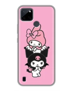 Чохол для Realme C12 з картинкою «My Melody та Kuromi» Чохол для Realme C12 з картинкою «My Melody та Kuromi»