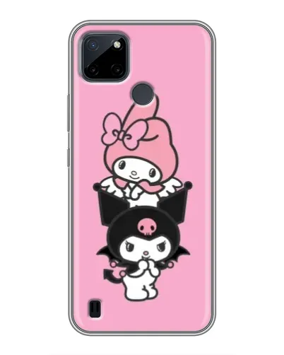 Чохол для Realme C12 з картинкою «My Melody та Kuromi» Чохол для Realme C12 з картинкою «My Melody та Kuromi»