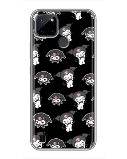 Чохол для Realme C12 з картинкою «Чорний паттерн Kuromi» Чохол для Realme C12 з картинкою «Чорний паттерн Kuromi»