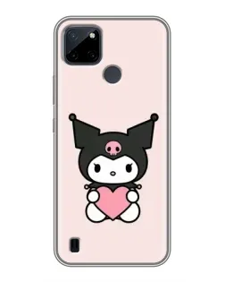 Чохол для Realme C12 з картинкою «Kuromi та серце» Чохол для Realme C12 з картинкою «Kuromi та серце»