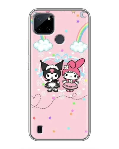 Чохол для Realme C12 з картинкою «My Melody та Kuromi» Чохол для Realme C12 з картинкою «My Melody та Kuromi»