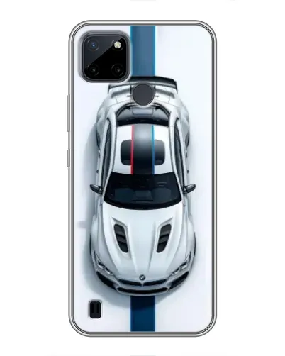 Чехол для Realme C12 с картинкой «Вид сверху — BMW M»