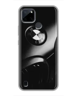 Чохол для Realme C12 з картинкою «Емблема BMW — макро»