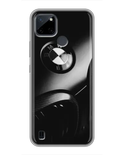 Чехол для Realme C12 с картинкой «Эмблема BMW — макро»
