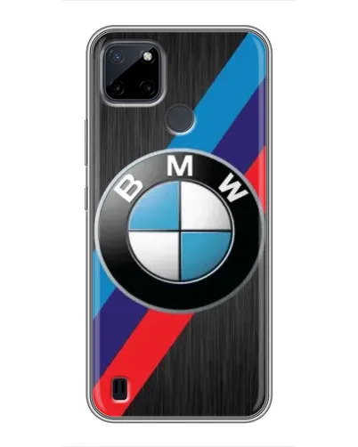 Чехол для Realme C12 с картинкой «BMW M-stripes стиль»