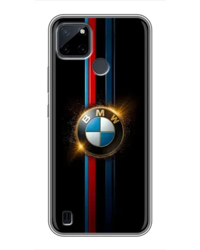 Чехол для Realme C12 с картинкой «BMW M-Power неон»