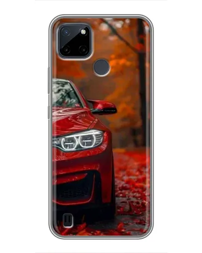 Чехол для Realme C12 с картинкой «Осенняя BMW M4»