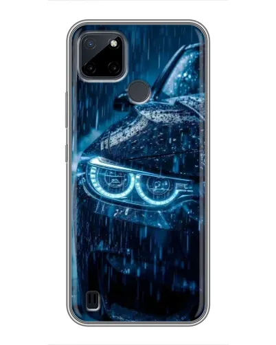Чехол для Realme C12 с картинкой «BMW под дождем» Чехол для Realme C12 с картинкой «BMW под дождем»