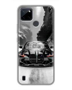 Чохол для Realme C12 з картинкою «BMW — акварельний дрифт»