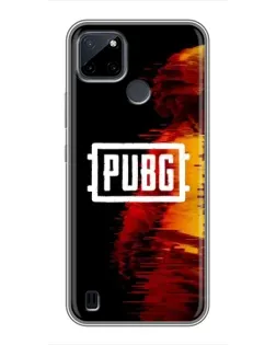 Чохол для Realme C12 з картинкою «Яскравий логотип PUBG»