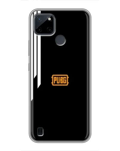 Чехол для Realme C12 с картинкой «PUBG — вертикальные линии»