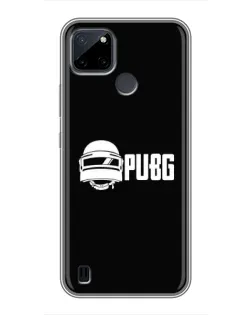 Чехол для Realme C12 с картинкой «PUBG — классический лого»