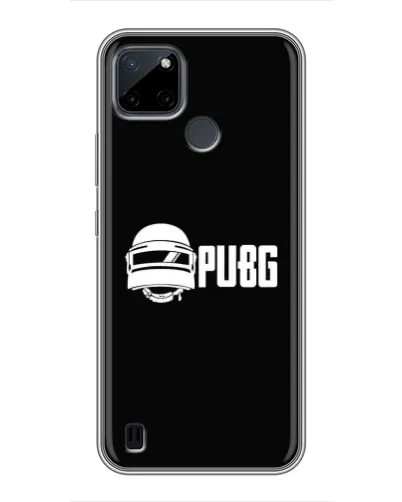 Чехол для Realme C12 с картинкой «PUBG — классический лого»