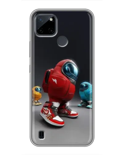 Чехол для Realme C12 с картинкой «Among Us — 3D стиль»