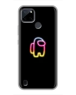 Чохол для Realme C12 з картинкою «Among Us градієнт» Чохол для Realme C12 з картинкою «Among Us градієнт»