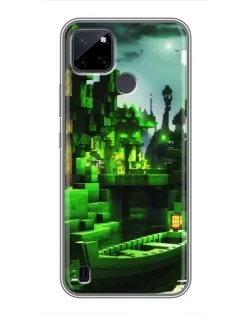 Чохол для Realme C12 з картинкою «Minecraft лісовий пейзаж» Чохол для Realme C12 з картинкою «Minecraft лісовий пейзаж»