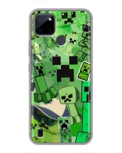Чохол для Realme C12 з картинкою «Кріпери Minecraft» Чохол для Realme C12 з картинкою «Кріпери Minecraft»