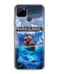 Чохол для Realme C12 з картинкою «Minecraft льодянийсвіт» Чохол для Realme C12 з картинкою «Minecraft льодянийсвіт»