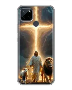 Чохол для Realme C12 з картинкою «Лев Юди та Світло»