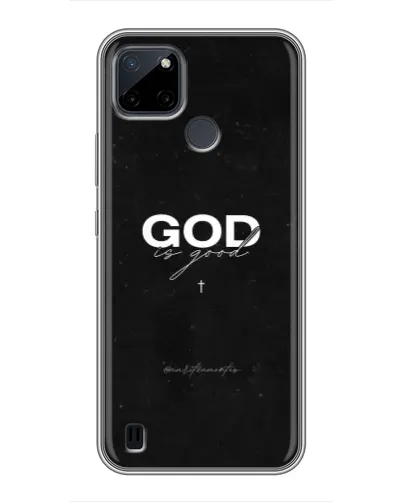 Чехол для Realme C12 с картинкой «GOD — Бог над всем»