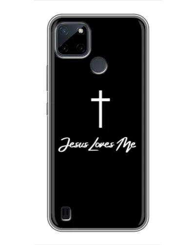 Чехол для Realme C12 с картинкой «Иисус любит тебя»