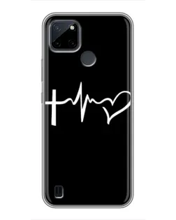Чехол для Realme C12 с картинкой «Пульс веры»