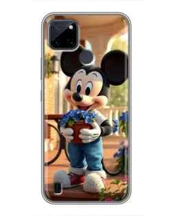 Чохол для Realme C12 з картинкою «Міккі садівник»
