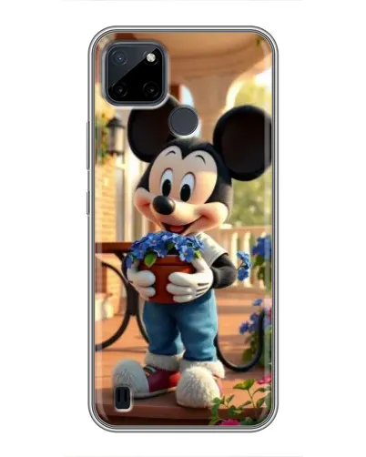 Чохол для Realme C12 з картинкою «Міккі садівник»