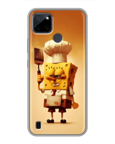 Чохол для Realme C12 з картинкою «Губка Боб кухар» Чохол для Realme C12 з картинкою «Губка Боб кухар»