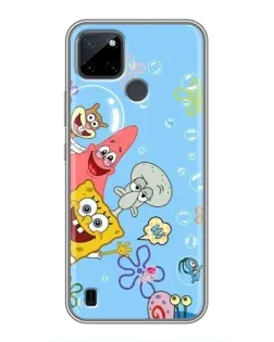 Чохол для Realme C12 з картинкою «Веселі бульбашки»