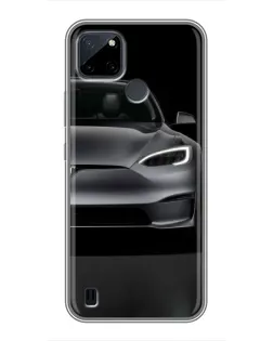 Чохол для Realme C12 з картинкою «Tesla Model S Look»