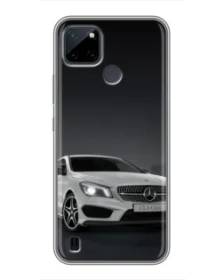 Чохол для Realme C12 з картинкою «Mercedes AMG GT Silver»