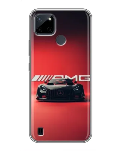 Чехол для Realme C12 с картинкой «Mercedes AMG — красная линия» Чехол для Realme C12 с картинкой «Mercedes AMG — красная линия»