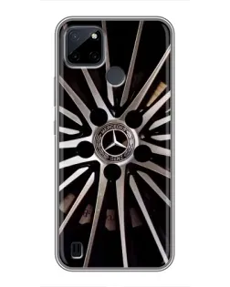 Чехол для Realme C12 с картинкой «Диск Mercedes»