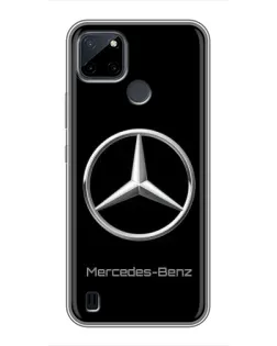 Чехол для Realme C12 с картинкой «Mercedes Silver Logo»