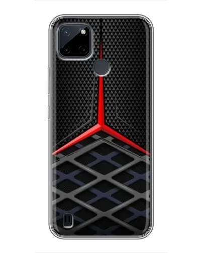 Чехол для Realme C12 с картинкой «Mercedes Carbon Grid» Чехол для Realme C12 с картинкой «Mercedes Carbon Grid»