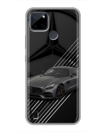 Чехол для Realme C12 с картинкой «Mercedes AMG — графика» Чехол для Realme C12 с картинкой «Mercedes AMG — графика»