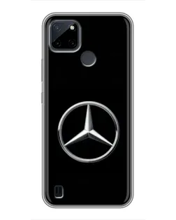 Чехол для Realme C12 с картинкой «Mercedes классический лого»