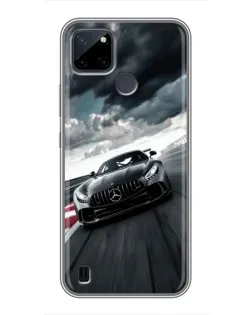 Чехол для Realme C12 с картинкой «Гоночный Mercedes AMG»