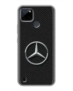 Чехол для Realme C12 с картинкой «Карбоновый Mercedes стиль» Чехол для Realme C12 с картинкой «Карбоновый Mercedes стиль»