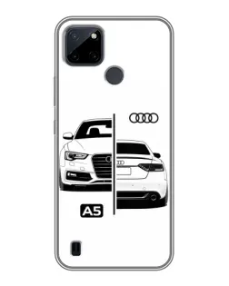 Чохол для Realme C12 з картинкою «Audi — контрастний дизайн»